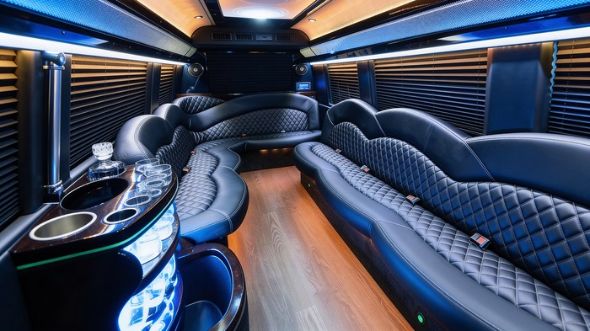 amarillo sprinter limousine interior