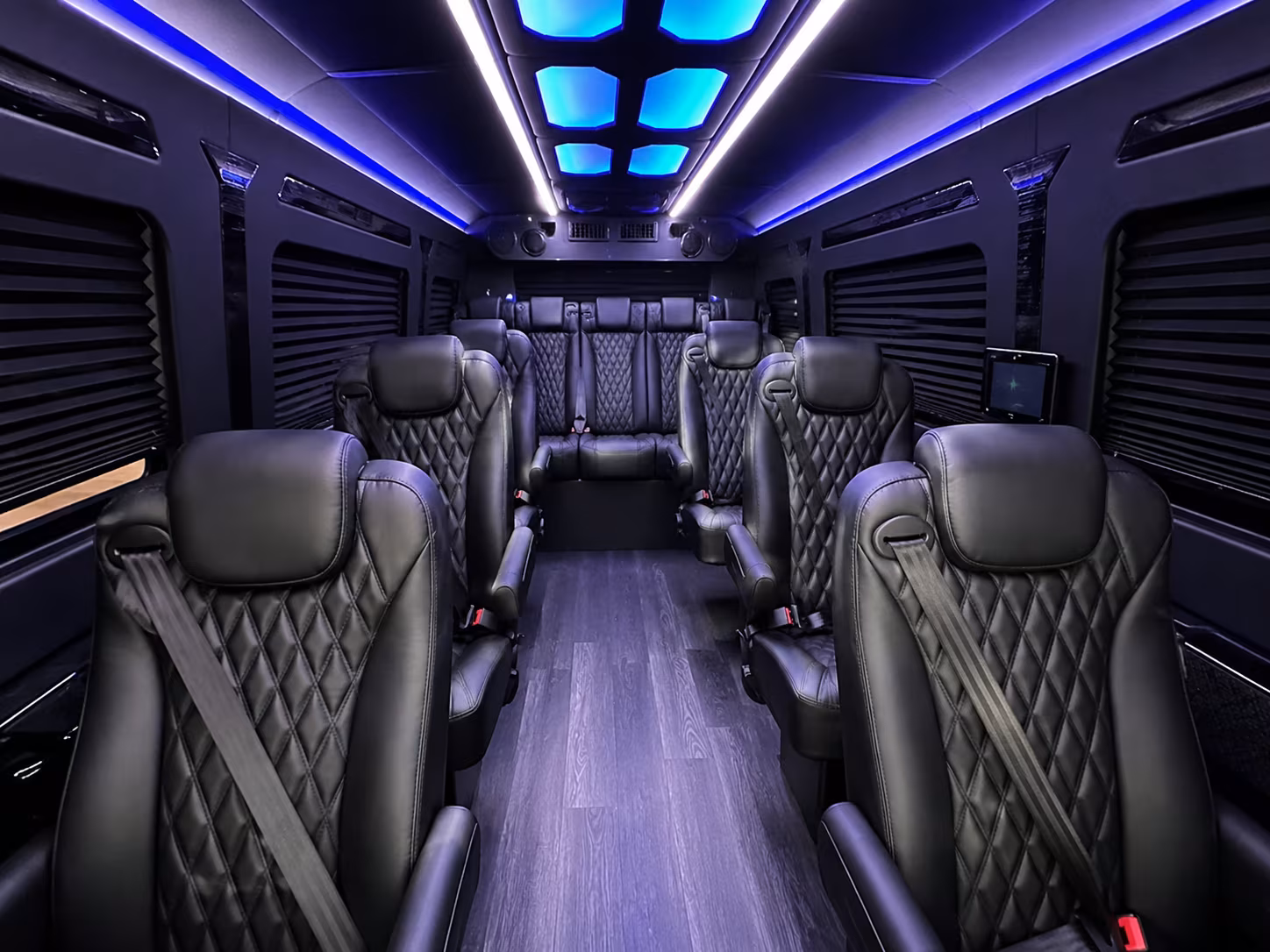 amarillo 12 passenger sprinter van inside