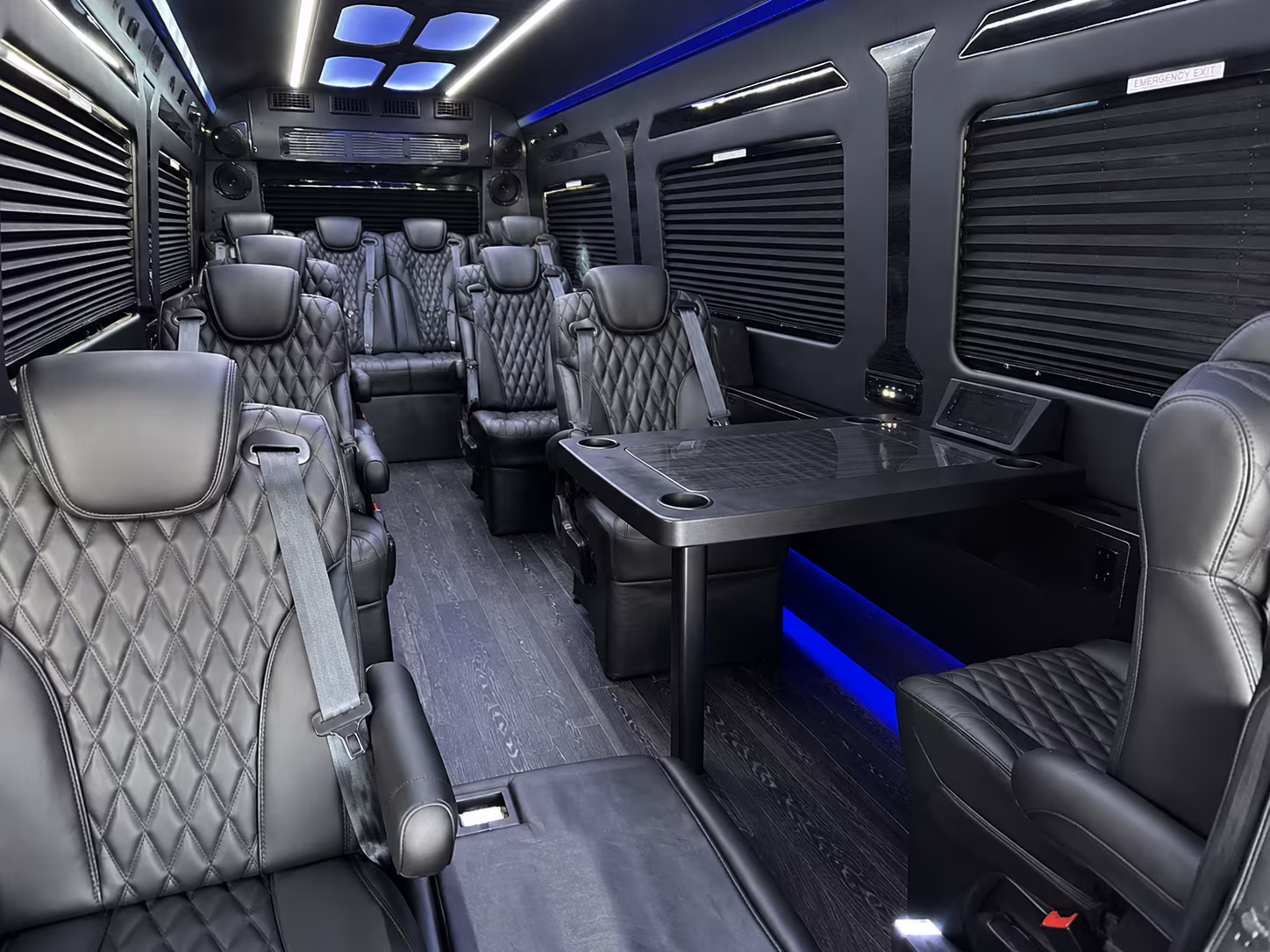 amarillo 18 passenger sprinter van interior