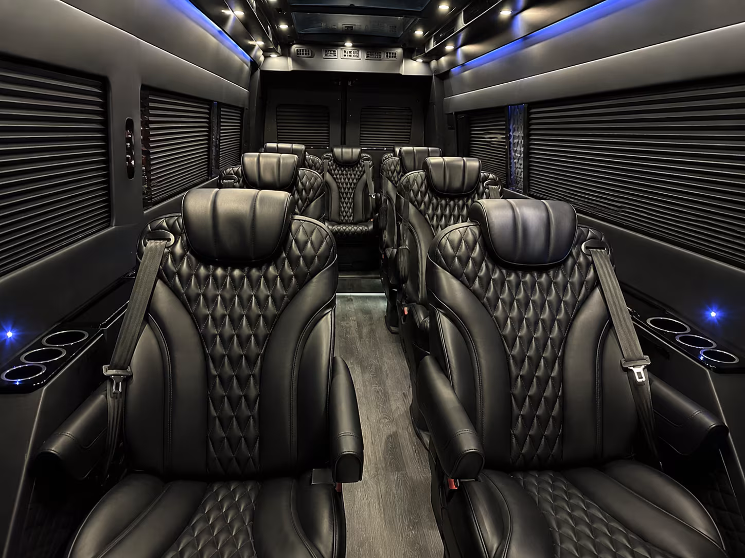 amarillo 8 passenger sprinter van interior