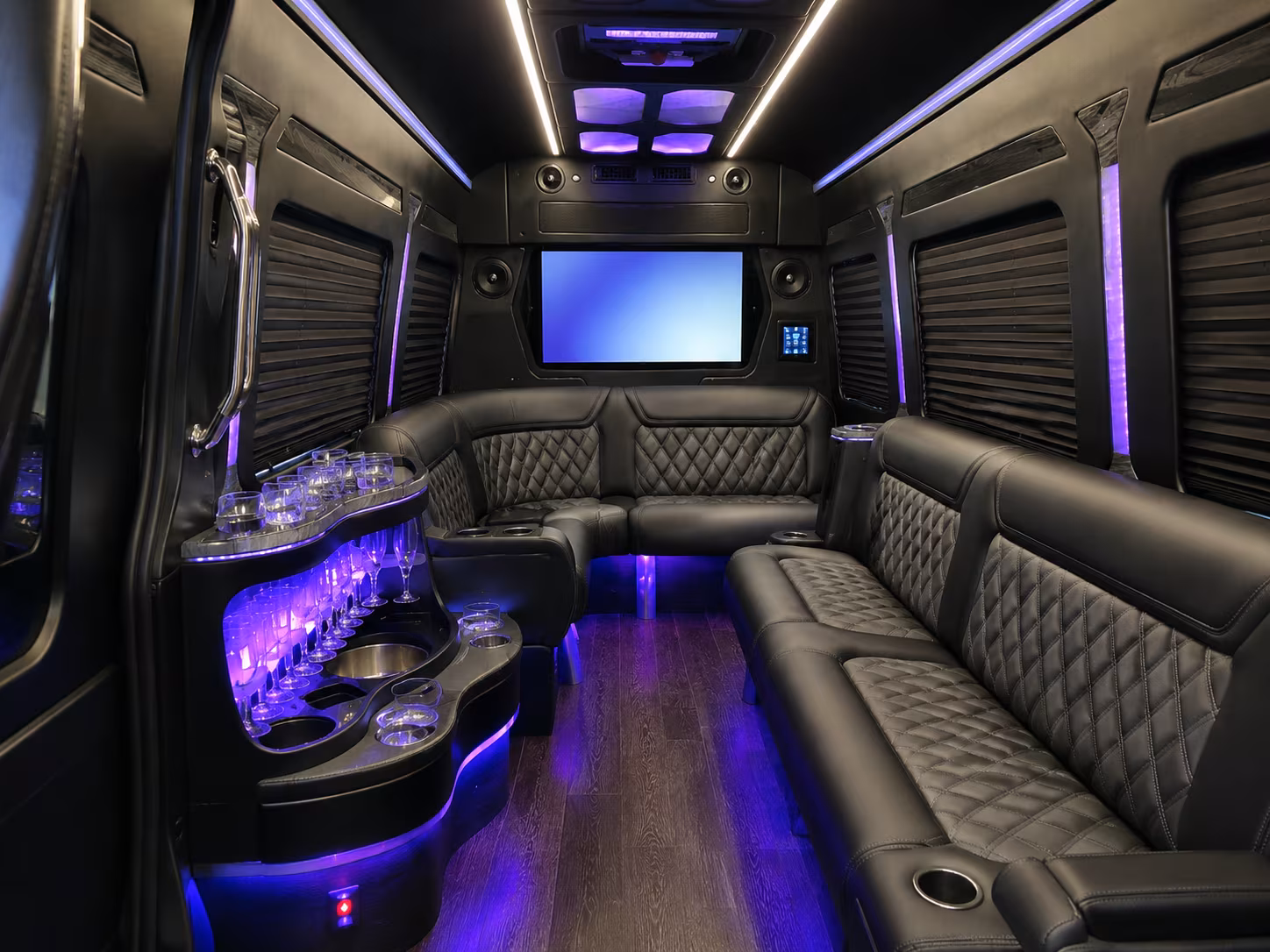 amarillo sprinter limousine inside