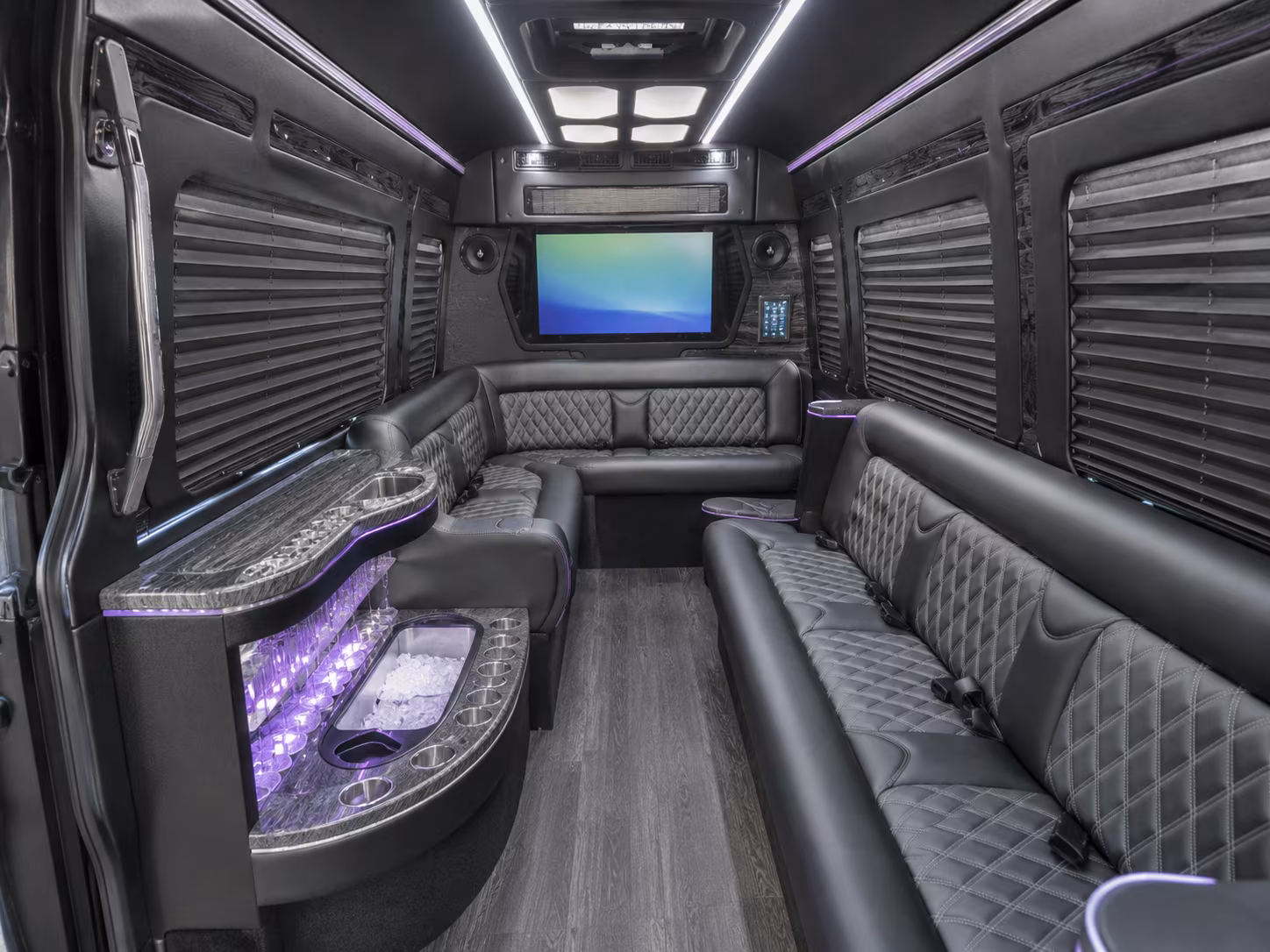 amarillo sprinter limousine interior